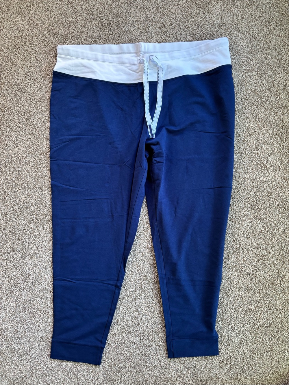 *NEW* Chico’s Zenergy Color Blocked Navy Pant/Sweat Pant - Size - 20/22